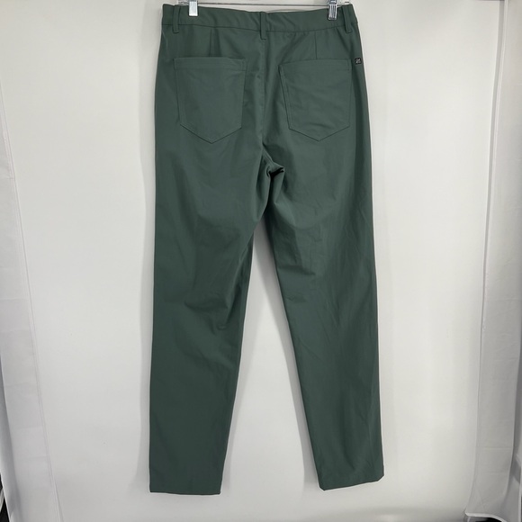 01.ALGO Sz 32 Green Men's Pants Performance Moisture Wicking UPF 40 - Picture 3 of 12